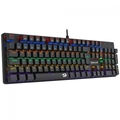 Teclado Gamer Mecânico Redragon Valheim Rainbow Preto - K608-R PT Brown