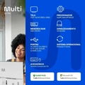 Desktop Multilaser Ub830 All In One Intel Celeron 4gb 120gb Ssd 23,8 Windows 11