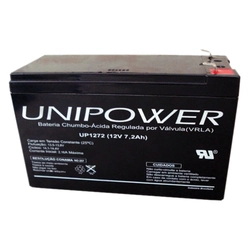 Bateria Unipower Up 1272 12v 7.2ah F187 Nao Automotiva