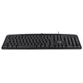 Teclado Usb Multimidia Dynamic 107 Teclas + 20 Teclas Multimidia Abnt2 Resistente à Água 1.8m Preto - Dt141