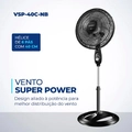 Vent 40cm Mondial Coluna Super Power 140w 6pas Vsp-40c-nb - 5389-01