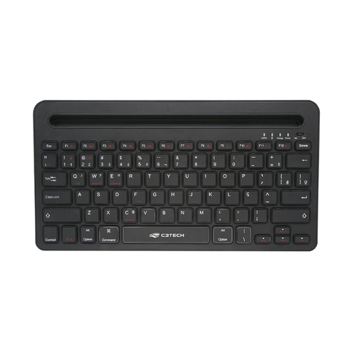 Teclado Multi-Device, RC/BT, K-BT100BK, Preto, C3Tech - Bluetooth