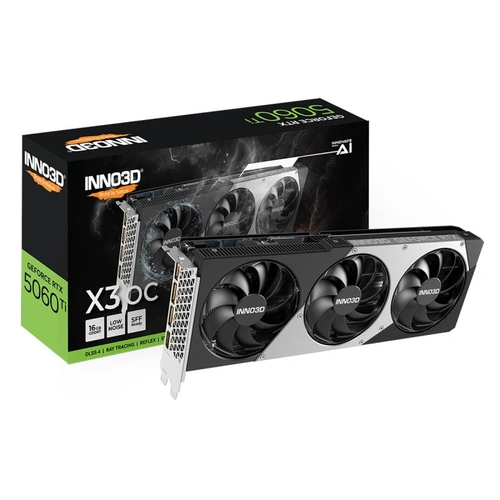 Gpu Inno3d Geforce Rtx 5060 Ti 16gb 128bits Gddr7 X3 Oc N506t3-16d7x-191073l