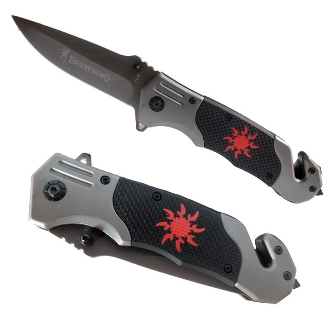 Canivete Tático Clip  Browning Sol (F118)