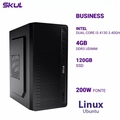 Computador B300 Dual Core I3 4130 3.40ghz Memória 4gb Ddr3 Ssd 120gb Fonte 200w  Linux Ubuntu