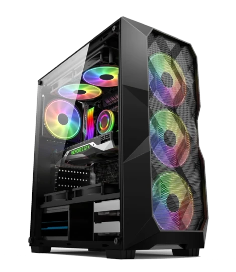 Gabinete Gamer Hayom Mid Tower Vidro Temperado Gb1710