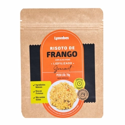 Risoto de Frango com Alho-Poró Liofilizado Lyovibes – Sachê 70g