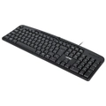 Teclado Usb Multimidia Dynamic 107 Teclas + 20 Teclas Multimidia Abnt2 Resistente à Água 1.8m Preto - Dt141
