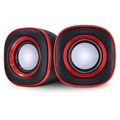 Caixa De Som Vinik 2.0 Effect 4W Preto com Vermelho - 29689