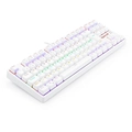 Teclado Gamer Mecânico Redragon Daksa Lunar White Switch Marrom Rainbow - K576W-R PT-BROWN