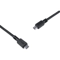 Cabo Usb Tipo-c para Mini Usb b 2.0 - Preto - 1 Metro - Pucmbp-1