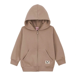 Jaqueta Zíper com Capuz Moletom Lik Kids - Feminina