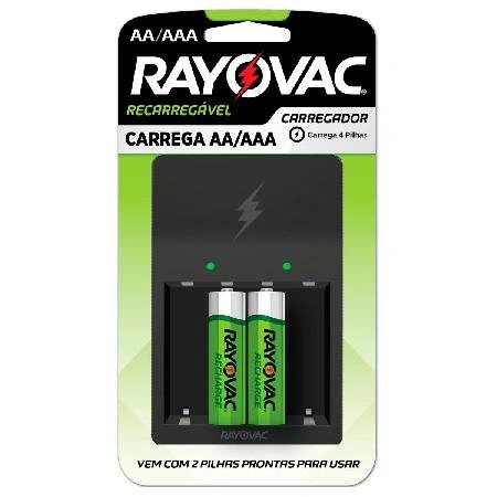 Carregador de Pilhas Aa/aaa Com 2 Pilhas Aa Bivolt Ps132-2br