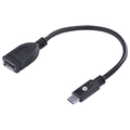 Adaptador Tipo c para Usb Femea C/ Otg - 20 Cm - Acotgu-20cm