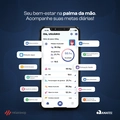 Balança Inteligente Bioimpedância Digital Corporal Relaxshop Bio Ultra Branca c/ Eletrodos – 55 Análises, Bluetooth