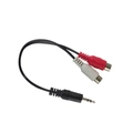 Cabo De Audio Evus C-094 P2 Macho Para 2 Rca Femea Em y 15cm