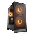 Gabinete Gamer Cougar Airface 180 ARGB, ATX Mid Tower, Vidro Temperado, 3 Fans, Preto, 385VA40.0001