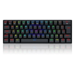 Teclado Gamer Redragon Draconic K530RGB, Switch Brown, ABNT2, RGB, Preto