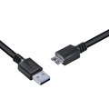 Cabo P/ Hd Externo Usb a 3.0 Macho P/ Micro Usb b 3.0 - 2 Metros - Puamcm3-2