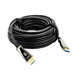 Cabo Hdmi Optico 2.1 4k 19 Pinos 50-mts