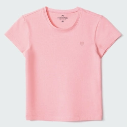 Blusinha Manga Curta Rosa Hering - Feminina