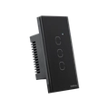 INTERRUPTOR SMART WI-FI TOUCH 3 TECLAS EWS 1003 PRETO