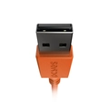 Cabo para Caixa Jbl e Celular Carregamento  Usb a 2.0 Macho P/ Usb Tipo-c - Laranja - 2 Metros - Cbpy02l