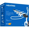 Antena Tv Digital Externa  4 Em 1 Vhf/uhf/fm/hdtv Dtv-3000, Completa, Com Mastro e Cabos 15 Metros