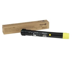 Cartucho de Toner Original Xerox Phaser 7800 - Amarelo - P/n 106r01572