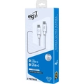 Cabo USB-C Tipo-C Para USB-C Tipo-C 2M ELG Branco - TC602