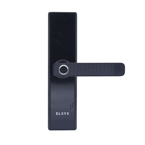 Fechadura Digital de Embutir Com Biometria Esf-de2000b Preto Elsys