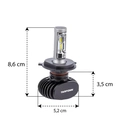 Lampada Ultraled Tarponn Tp-6103 H4 12v 40w 4000lm 6500k