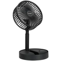Ventilador Portátil Recarregável Bright Vn003 Preto