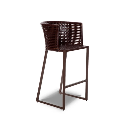 Banqueta de Fibra Sintética e Alumínio  Pintura Epóxi Minas