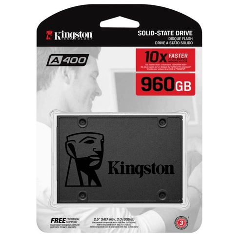 SSD 960GB Sata III Kingston A400 - SA400S37/960G