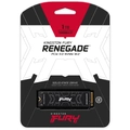 SSD Kingston Fury Renegade, 1TB, M.2 NVMe, 2280, Leitura 7300MBs e Gravação 6000MBs, SFYRS/1000G