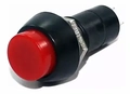Chave Botão Redondo Com Trava Vermelha Pbs-11a
