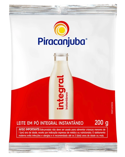 Leite Em Pó Integral Piracanjuba 200g