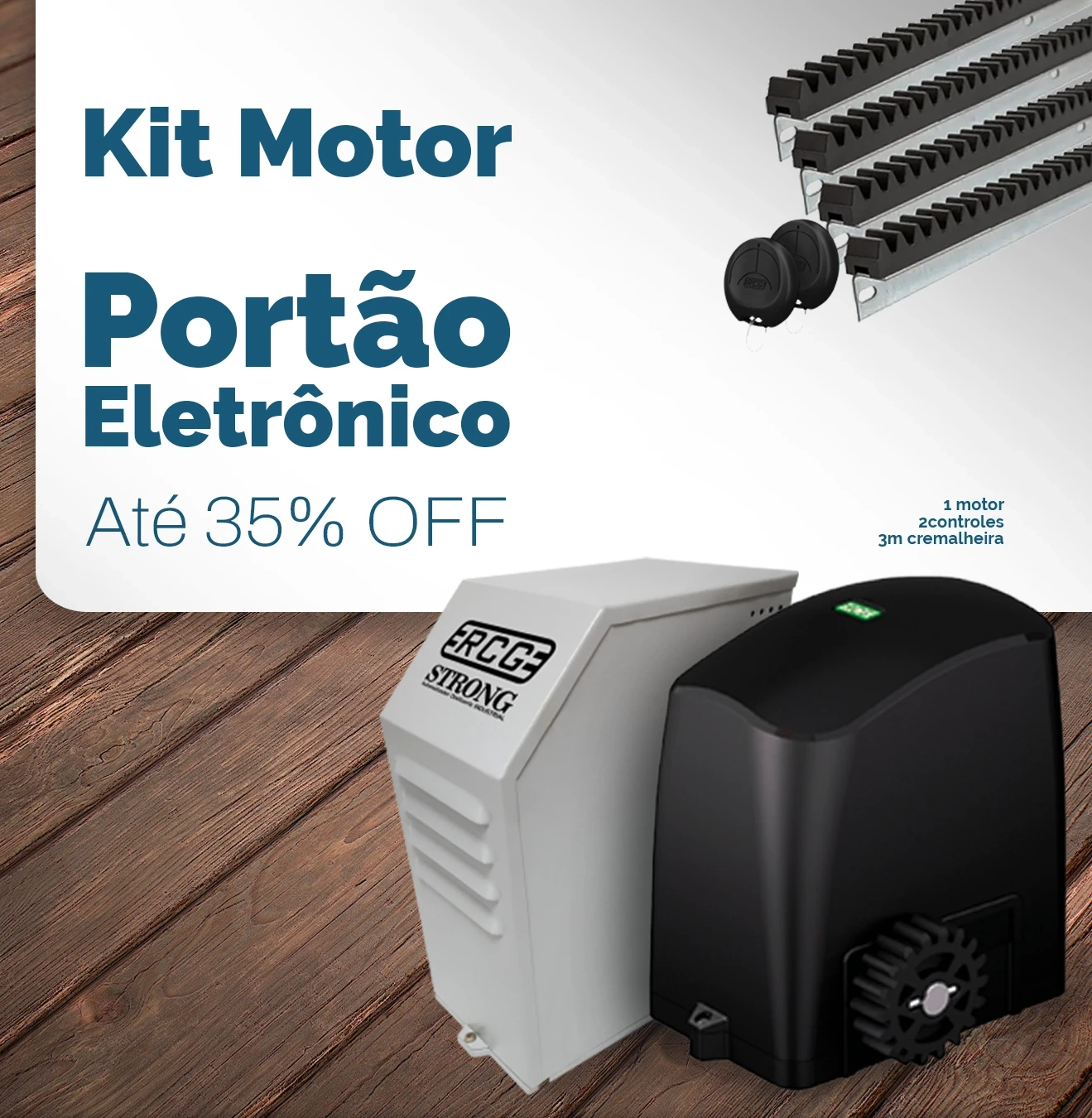 Side banenr portão eletronico