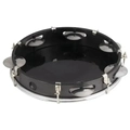 Pandeiro Profissional Abs Preto 10 Pol. Pele Preta Phoenix