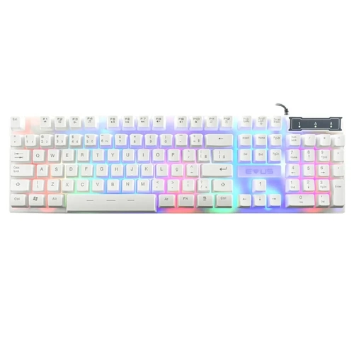 Teclado Gamer Evus Tc-10w Candy