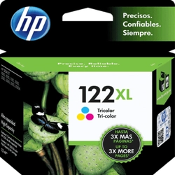 Cartucho de tinta color alto rendimento HP 122XL ch564hb