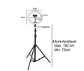 Iluminador Ring Light Com Tripé 12 26cm Iluminação Prof Led Selfie - styllus