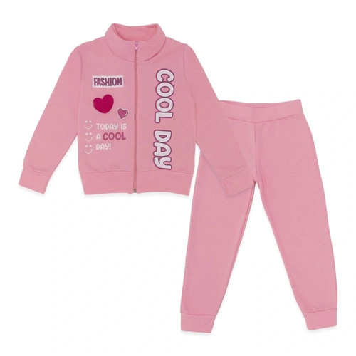 Conjunto Moletom Flanelado Jaqueta Gola Alta Cool Day Taita - Feminino