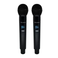 Microfone Sem Fio de Mao Duplo Ls-962 Digital Preto Leson