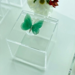 Caixa Cubo Borboleta Quartzo