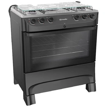 Fogao 5b Mueller Mfi5bb Mesa Inox e Acend - 610000820