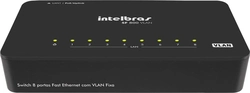 Switch Intelbras 8 Portas Fast C/ Vlan Fixa Sf 800 Vlan 4760030