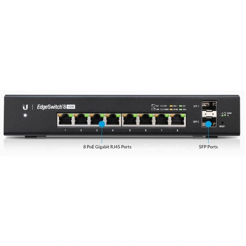 Switch Ubiquiti Edge 8p Poe + 2sfp - Es-8-150w i