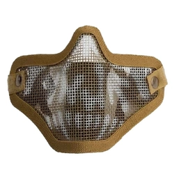 Mascara Airsoft Meia Face Caveira Em Tela Metálica